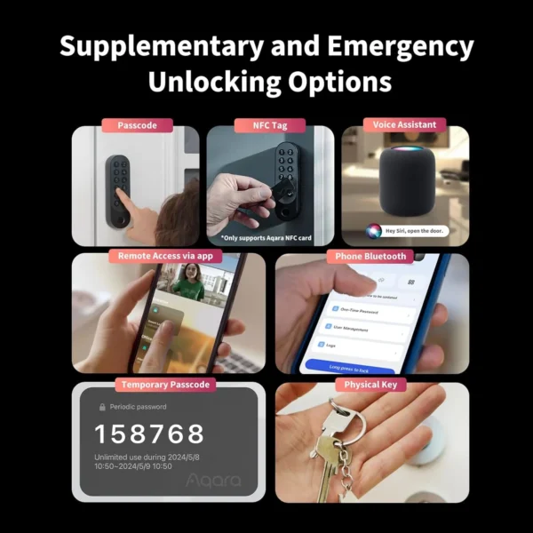 Aqara Smart Lock U200 Matter Over Thread - Image 2