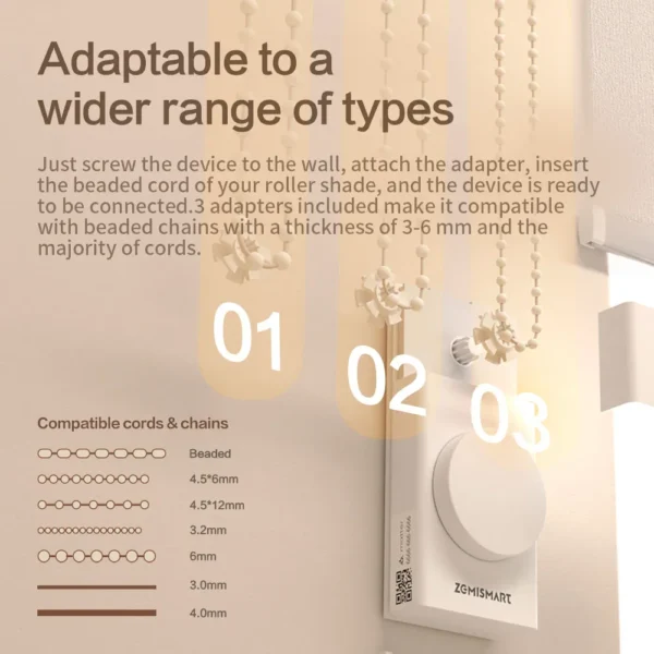 Zemismart MTP1 Blind Driver Retrofit Motor Matter over Thread - Image 2